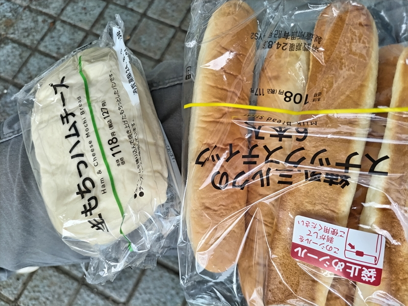 ニートひきこもりから脱した初日に食べた、昼休みの食事のパン