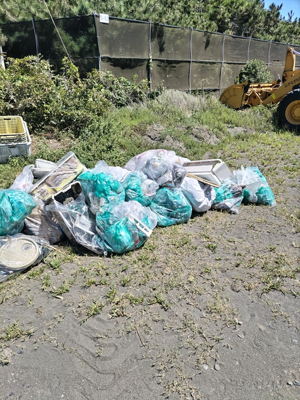 元引籠り撮影のゴミの集積場所