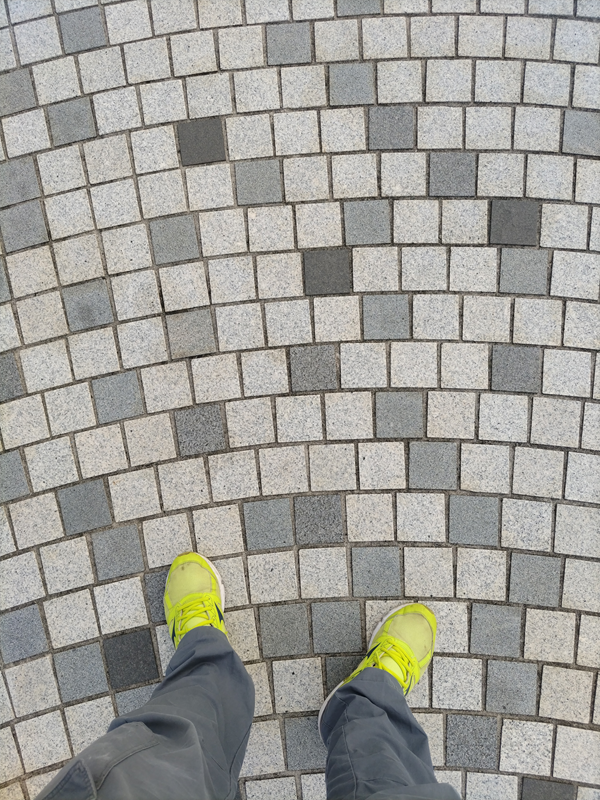 元引籠りニートの俺が立っていたタイル張りの地面