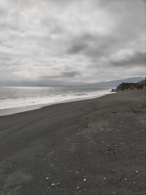 元引籠りニートの俺が国府津の砂浜を見ている時の様子