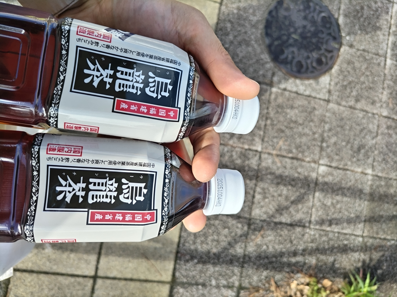 元引籠りニートが海岸清掃員時代に国府津のクリエイトで買ったウーロン茶二本