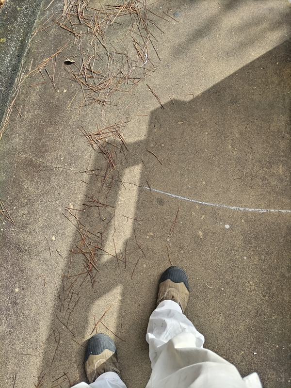 元ニート引籠りの齋藤健一が見ていた国府津の歩道と俺の足