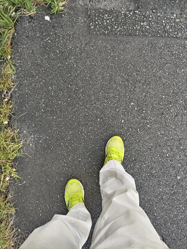 引籠りだった齋藤健一が歩く様子