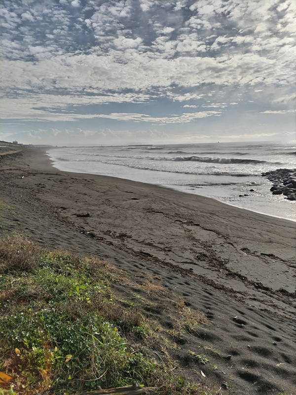 元引籠りの齋藤健一が見ていた柳島海岸の砂浜と海