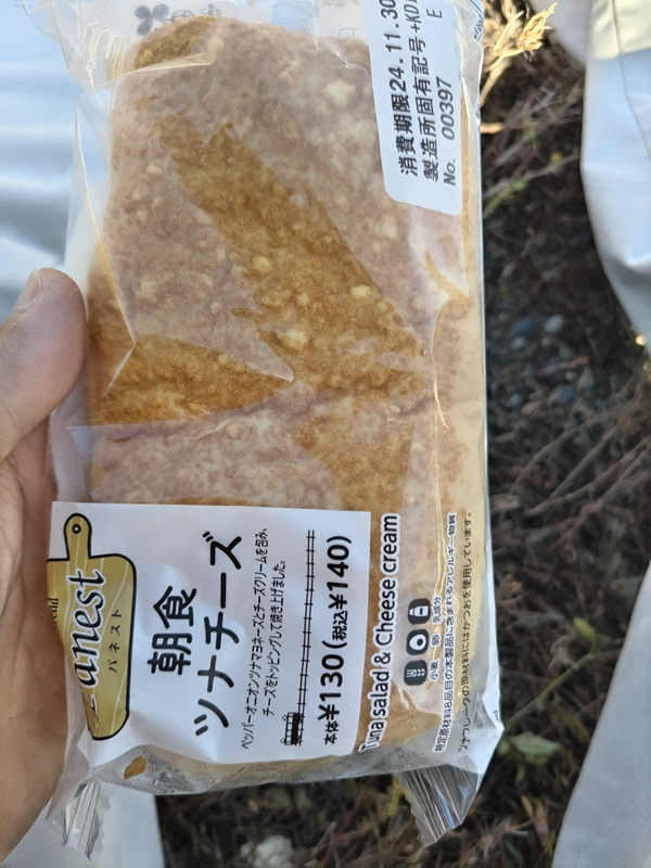 元引籠りニートが持っていた昼食用の朝食ツナチーズ