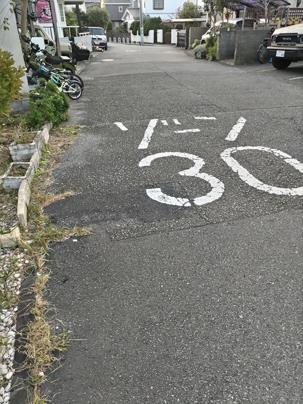 元ニート引籠りが見ていたゾーン30の道路標示