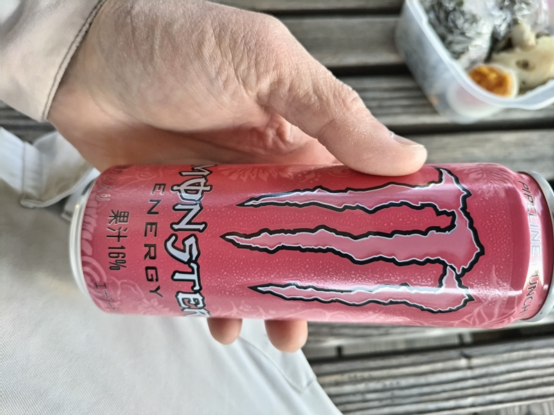 元引籠りニートが朝にコンビニで購入したピンク色の爪のモンスターエナジー缶