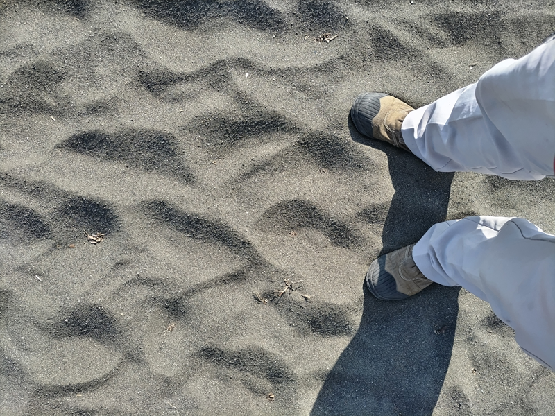 元ニート引籠りのセル齋藤が立っていた大磯の砂地