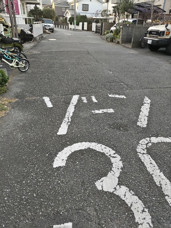 元ニート引籠りのセル齋藤が見ていたゾーン30と書かれた道路の文字