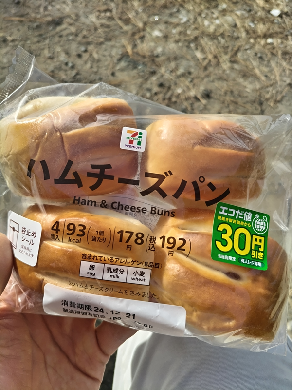 元ニート引籠りが昼に食べていたハムチーズパン