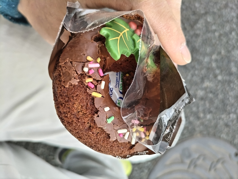 元ニートのセル齋藤が持っていたチョコのドーナツ