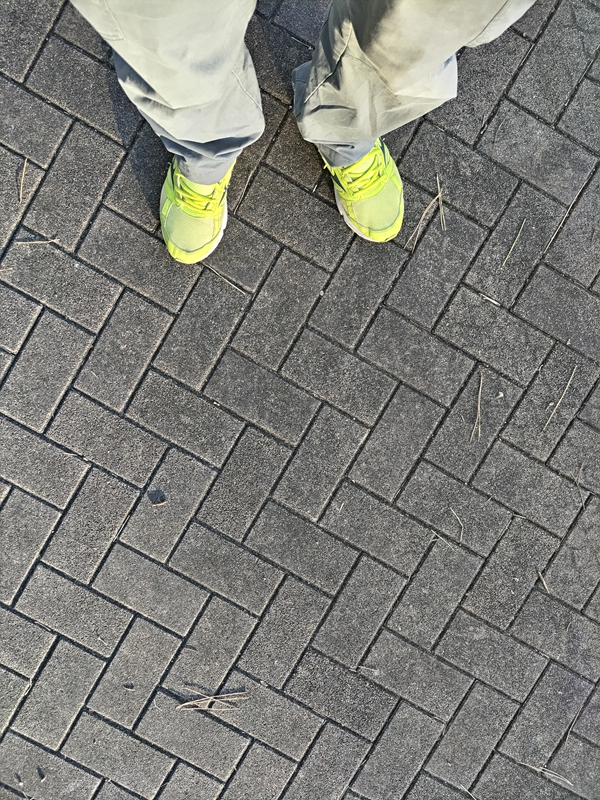 元ニート引籠りの齋藤健一が立っていたコンクリート製の公園内の床