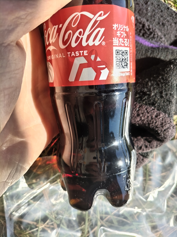 元ニート引籠りの齋藤健一が見ていたコカ・コーラのペットボトルの下側