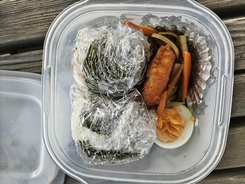 元引籠りニートだったセル齋藤が朝食用に持参した弁当箱の中身